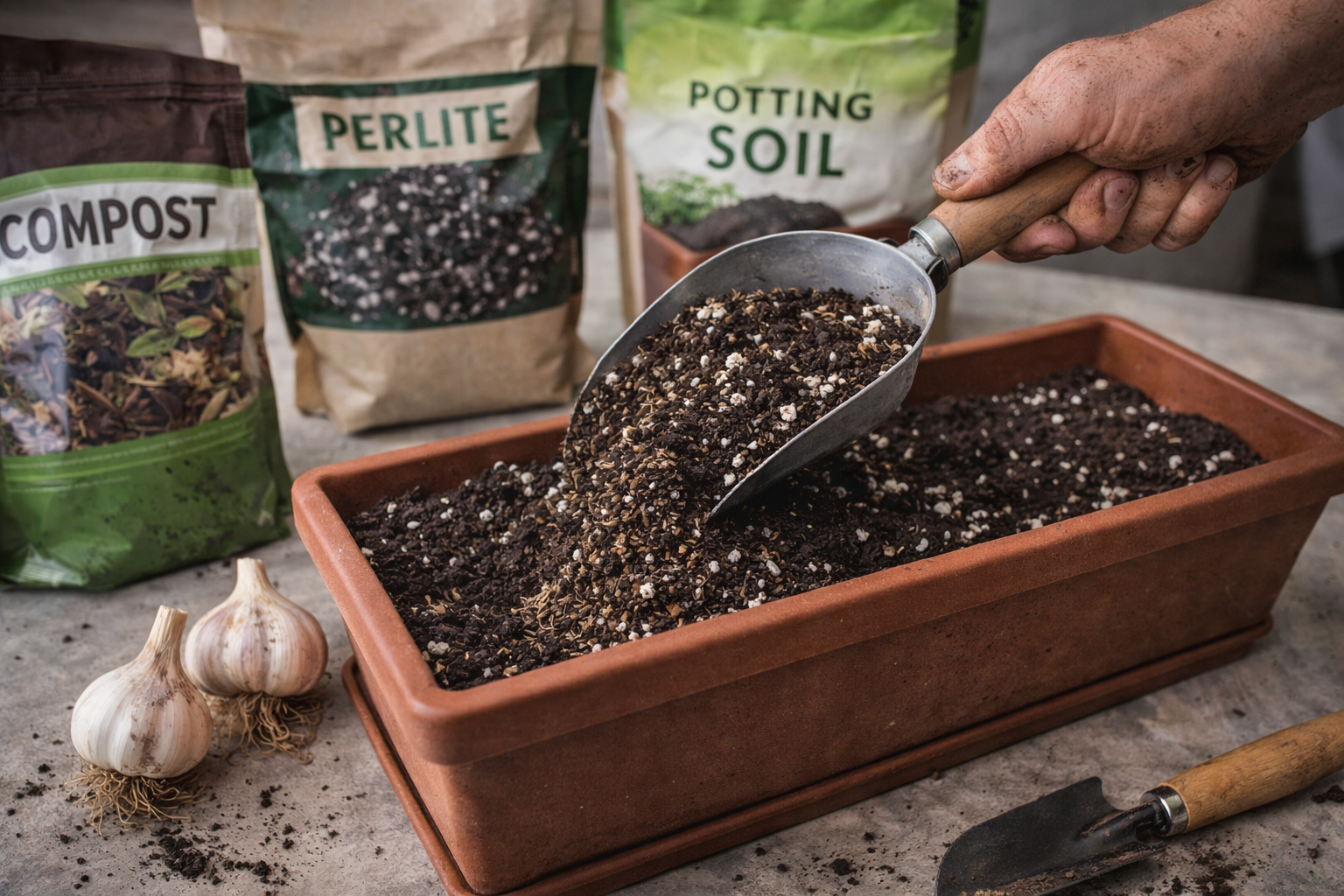 Best Soil Mix for Growing Garlic