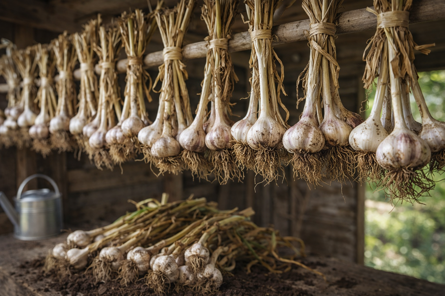 How to Cure Garlic Properly for 8 Month Storage