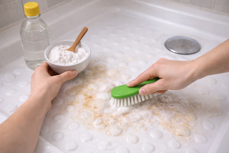 How to Clean a Shower Tray with Baking Soda (And What to Do for Tough Stains)
