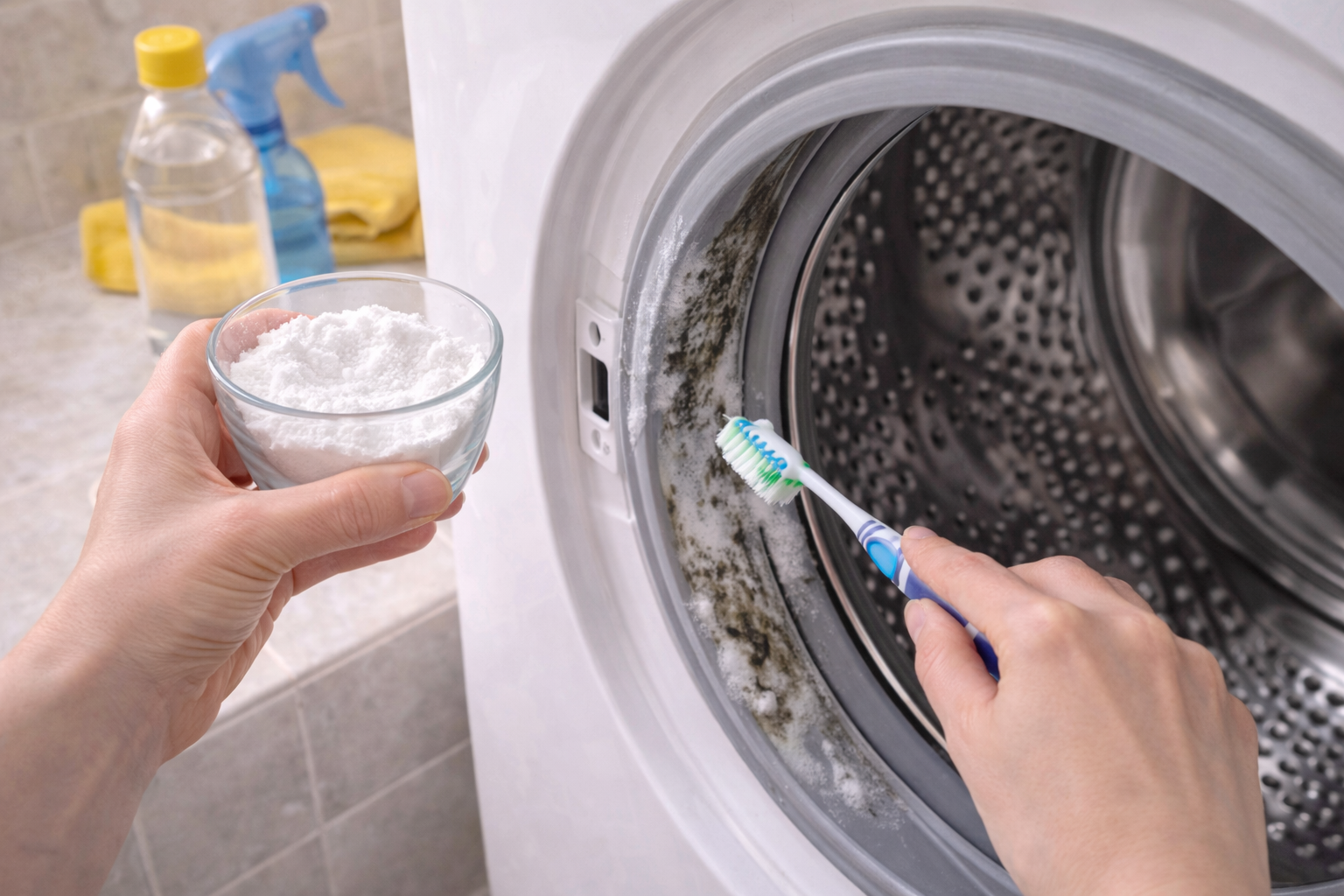 How to Get Mold Off Your Washing Machine Rubber Seal (Step-by-Step)