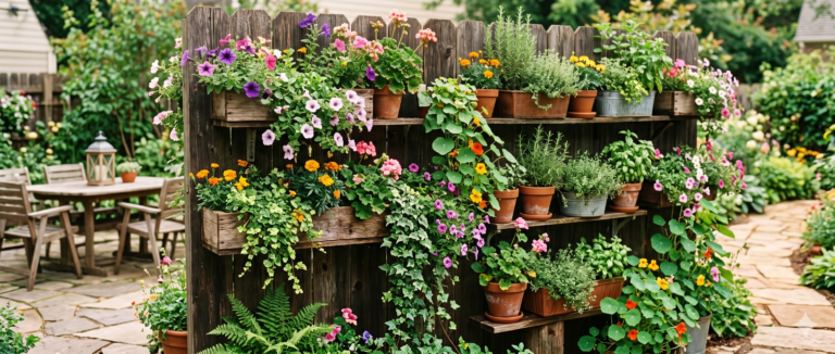 Unique Fence Planter Ideas