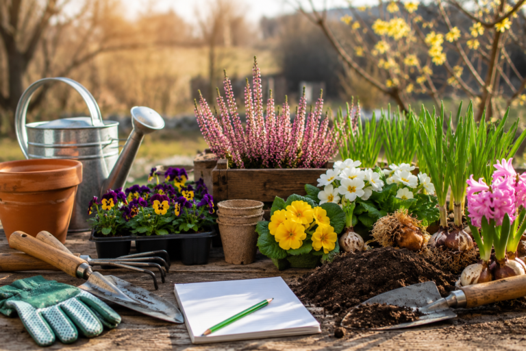 February tips for spring garden