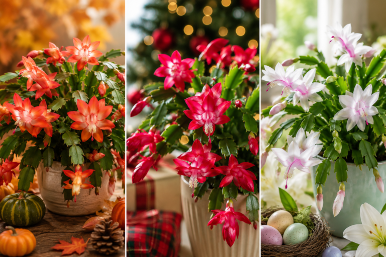 cactus in different seasons